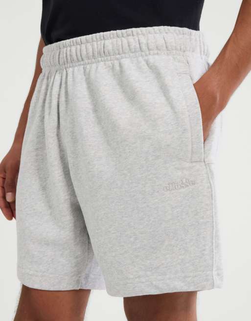 ellesse Zanica short in light grey marl, 4 of 4