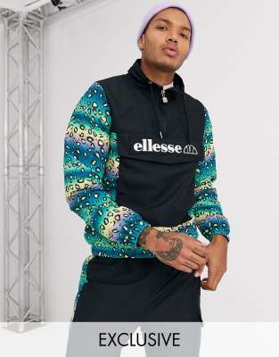 ellesse animal print woven co-ord in 