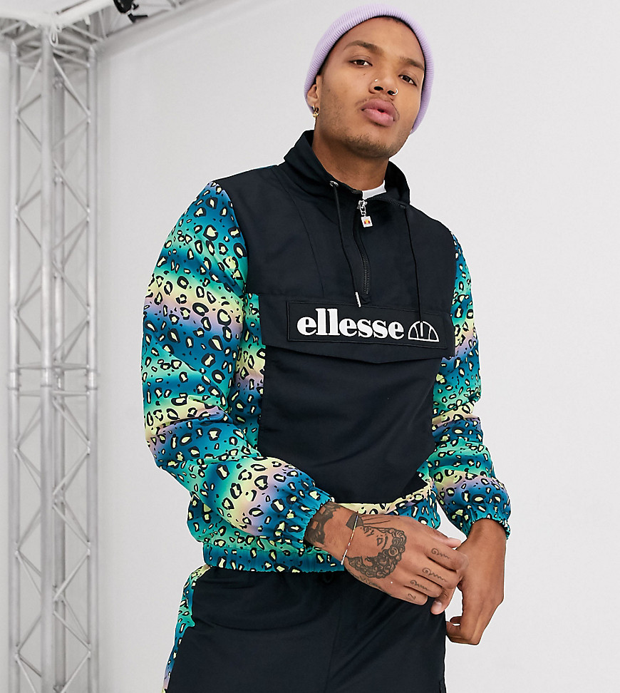 ellesse Ziggy all-over animal print ripstop jacket in multi exclusive at ASOS