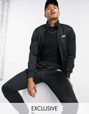 ellesse black tracksuit