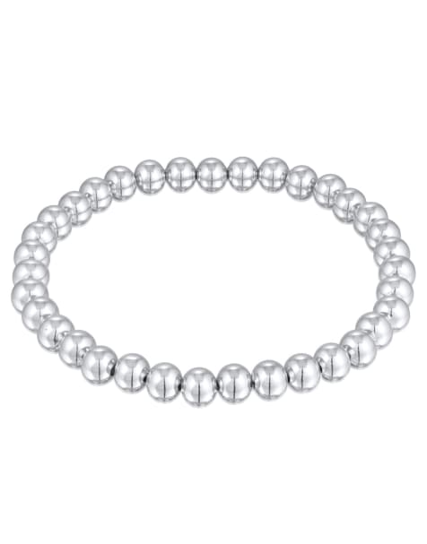 Elli – Armband für Damen in Silberoptik mit kugelförmigen Gliedern - view 1