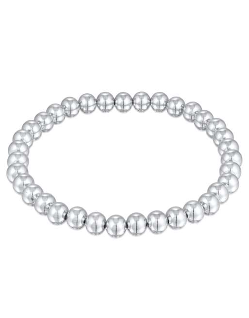 Elli - Armband met geometrische bolletjes in zilverkleur