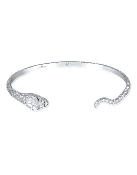 Elli – Armreif aus 925er-Sterlingsilber im Schlangen-Design, 16 cm - view 1