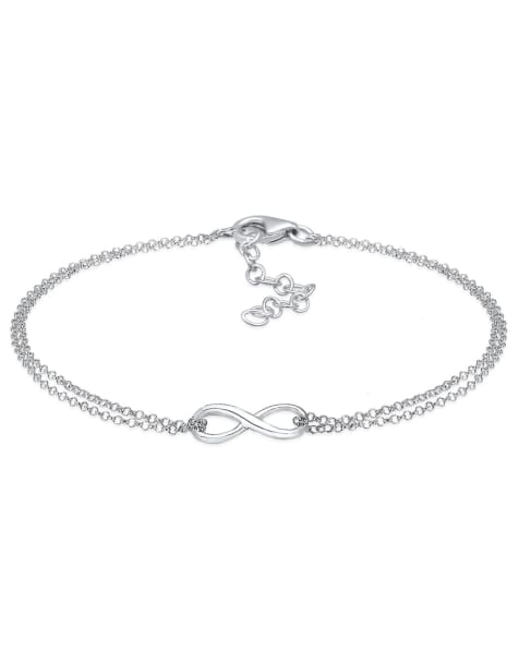 Elli - Bracciale da donna di tendenza in argento sterling 925 color argento con simbolo dell'infinito - view 1