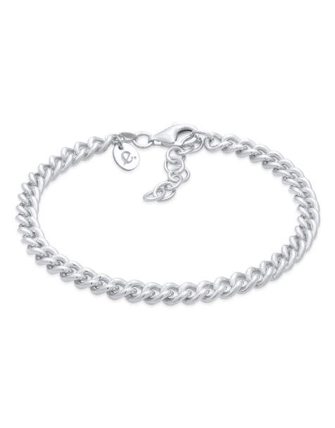 Elli - Bracelet basique en argent massif 925 plaqué rhodium - Argenté - view 1
