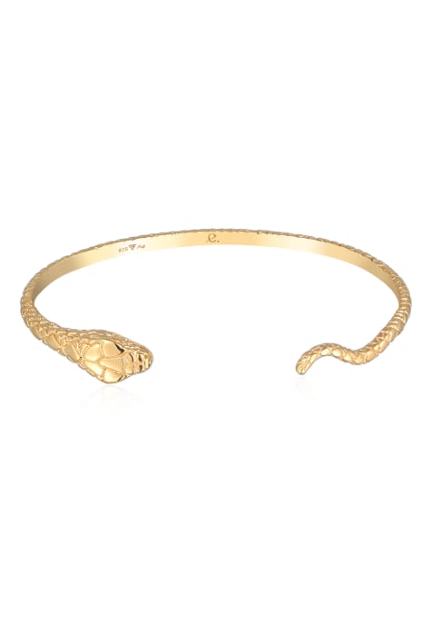 Elli Bracelet elli premium bangle women snake 925 sterling silver 16 cm in gold - view 1