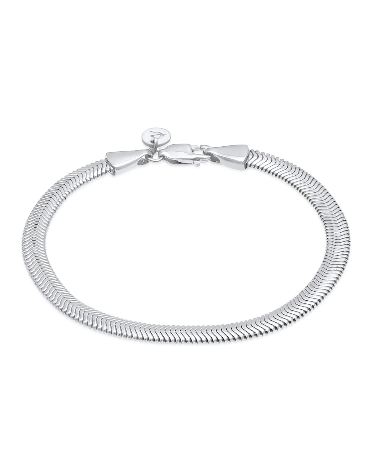 Elli Bracelet snake chain herringbone in 925 sterling silver