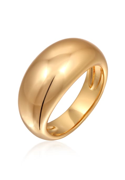 Elli chunky look ring in gold - view 1