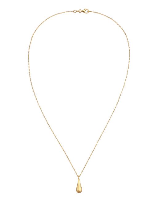 Elli - Collana da donna con pendente goccia in argento 925 color oro