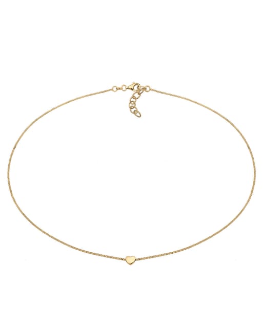 Elli Collana Girocollo Donna Con Ciondolo Cuore In Argento 925 – Filigrana, 38 Cm - 2