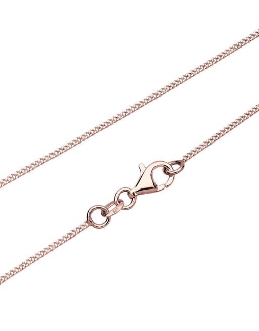 Elli - Collier en argent massif 925 avec pendentif trèfle à quatre feuilles à zircons cubiques - Or rose, 2 de 2