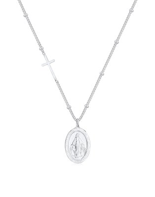 Elli - Collier en argent massif 925-Argenté