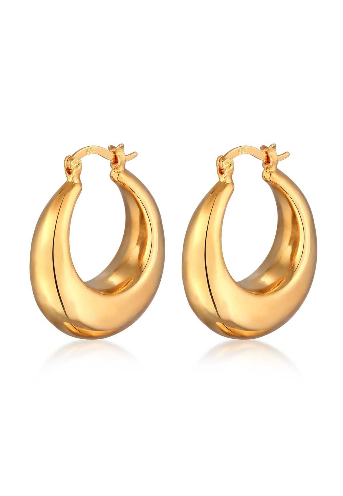 Elli Earrings creolen bügel silberfarben in gold
