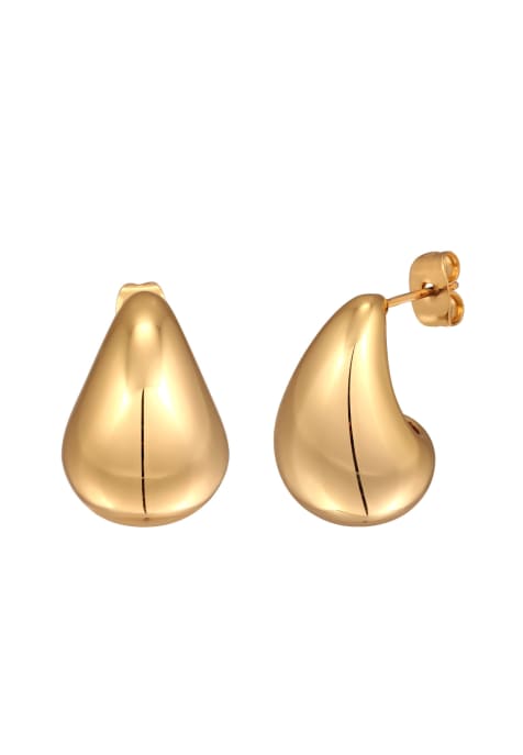 Elli Earrings neu ohrstecker tropfen silberfarben in gold - view 1