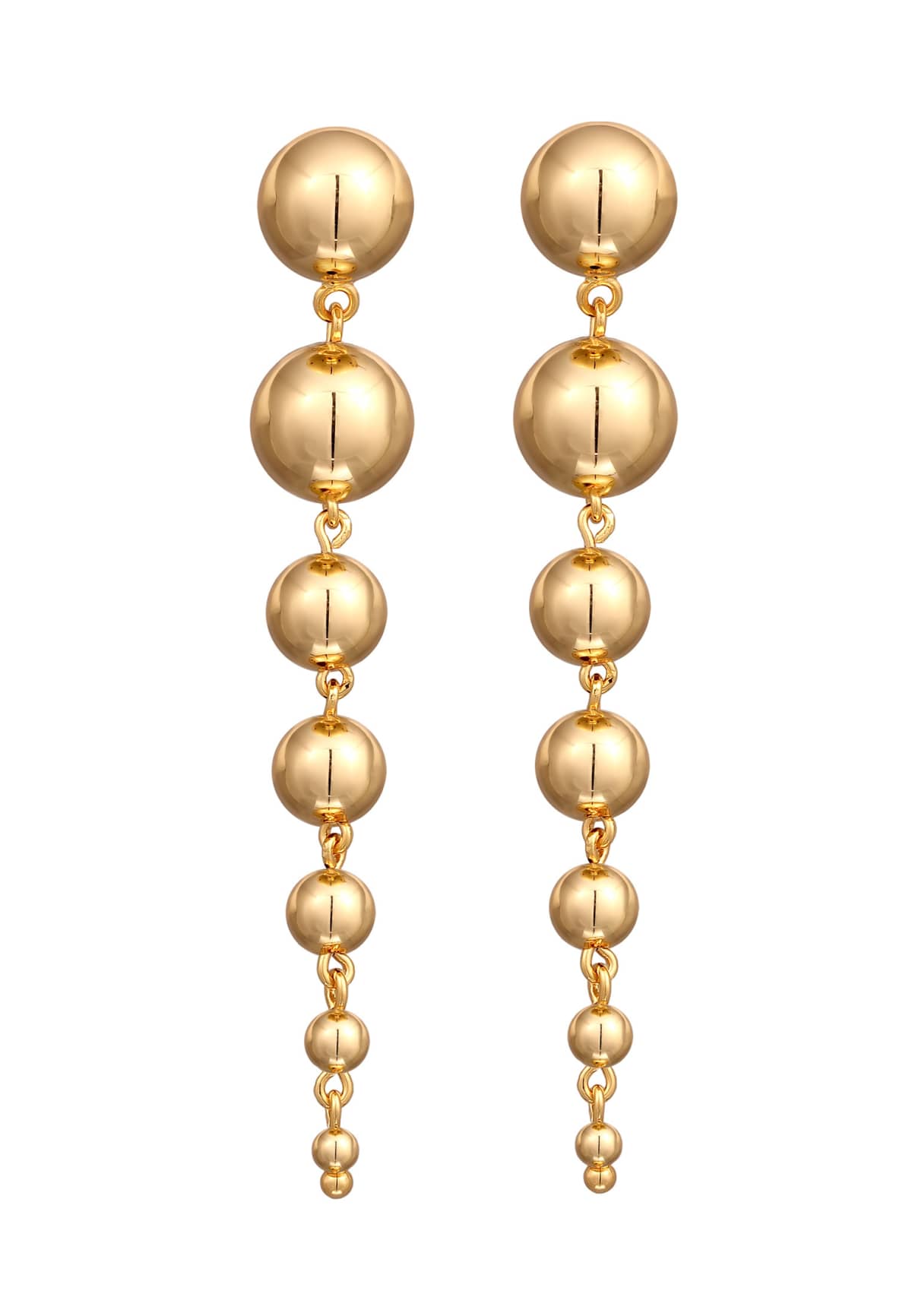 Elli Earrings ohrhänger kugellook modern silberfarben in gold