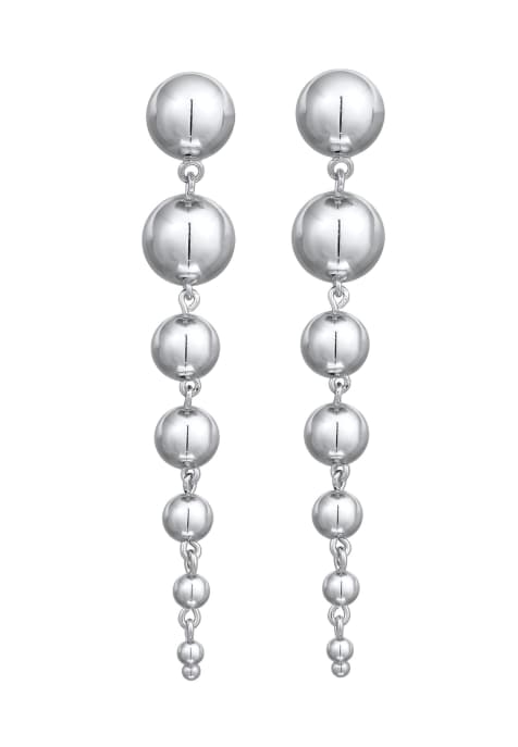 Elli Earrings ohrhänger kugellook modern silberfarben in silver - view 1