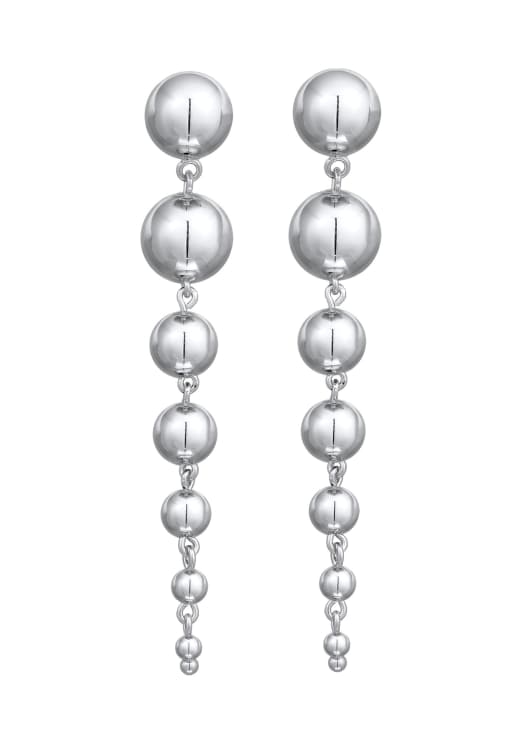 Elli Earrings ohrhänger kugellook modern silberfarben in silver