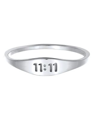 Elli - Goldfarbener Boho-Ring aus 925er-Sterlingsilber mit Zahlenverzierung