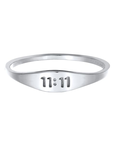 Elli – Goldfarbener Boho-Ring aus 925er-Sterlingsilber mit Zahlenverzierung - view 1