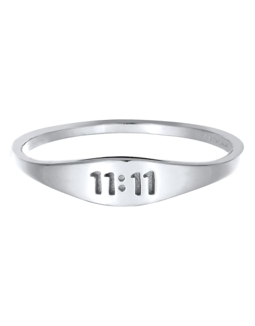 Elli – Goldfarbener Boho-Ring aus 925er-Sterlingsilber mit Zahlenverzierung