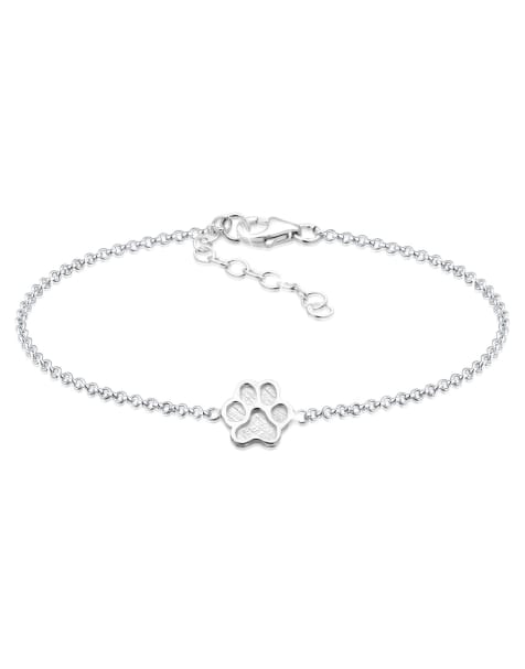 Elli - Ladies - Bracciale in argento sterling 925 basic con pendente a forma di zampa - view 1