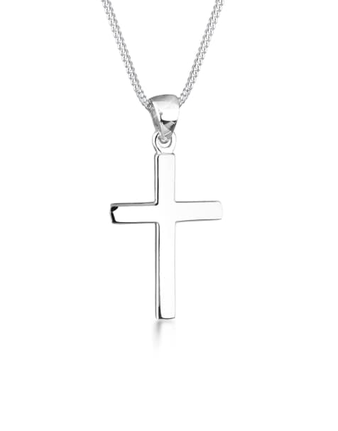 Elli - Ladies - Collana in argento sterling 925 basic con pendente a forma di croce - view 1