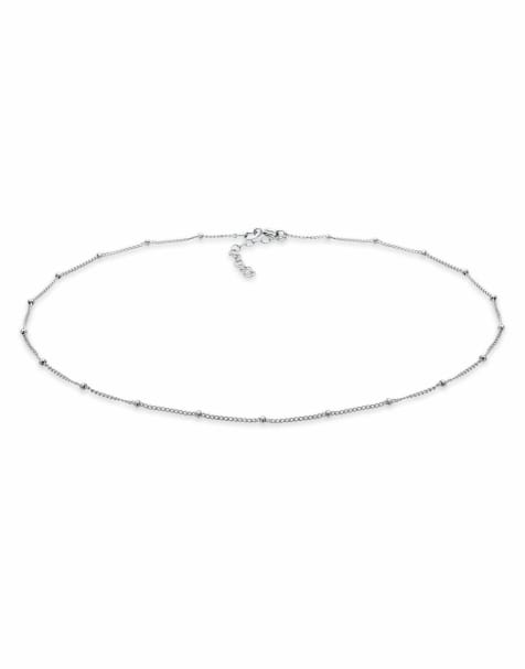 Elli - Ladies - Collarino in argento sterling 925 minimal basic con sfere - view 1