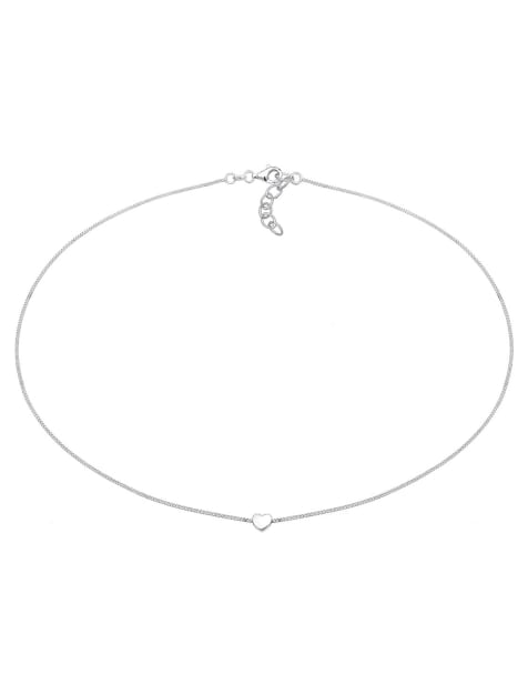 Elli - Ladies - Collarino sottile in argento sterling 925 con pendente a forma di cuore - view 1