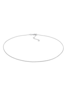 Elli - Schlichte, eng anliegende Damen-Choker-Halskette aus 925er Sterlingsilber
