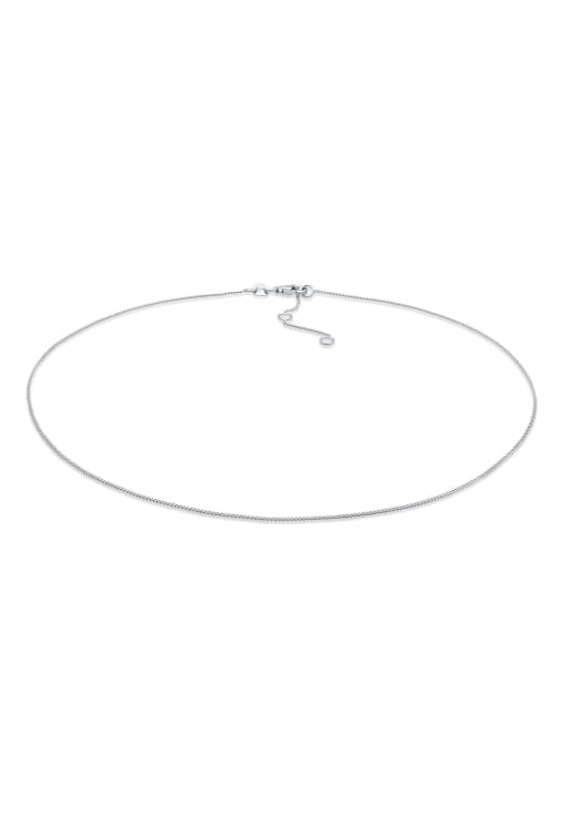 Elli – Schlichte, eng anliegende Damen-Choker-Halskette aus 925er Sterlingsilber