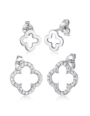 Elli Damen Ohrringe Aus 925 Sterling Silber – Filigraner Peace-Symbol-Stecker