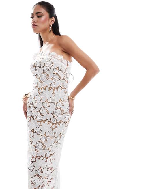 pleated material dress Pleated Dress White