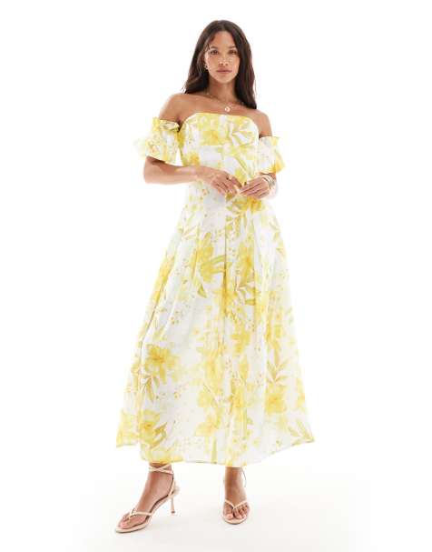 Elliatt Sheraton dress in buttermulti - view 1