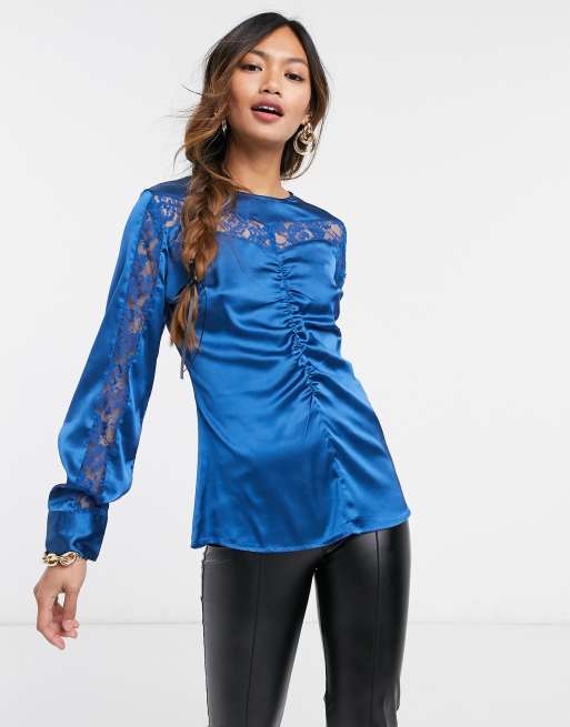 Blusa hot sale con ruches