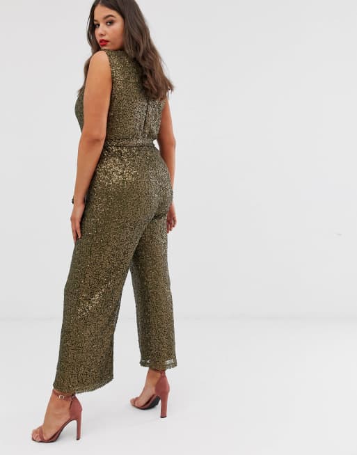 Elvi store sequin jumpsuit