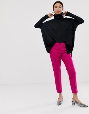 Emme – Kostymbyxor med smal passform-Flerfärgad