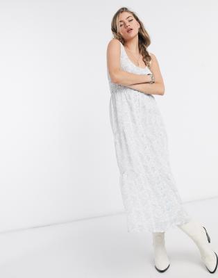 asos light blue maxi dress