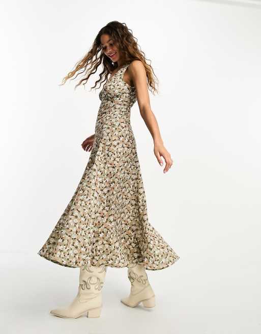 Leopard print outlet maxi dress zara