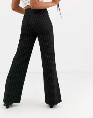 straight leg high waisted pants