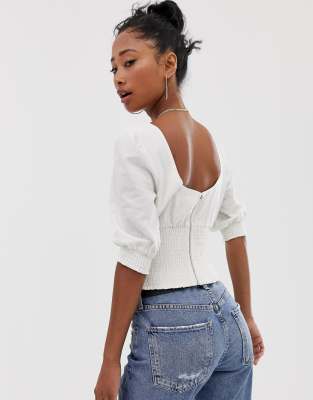 asos milkmaid top