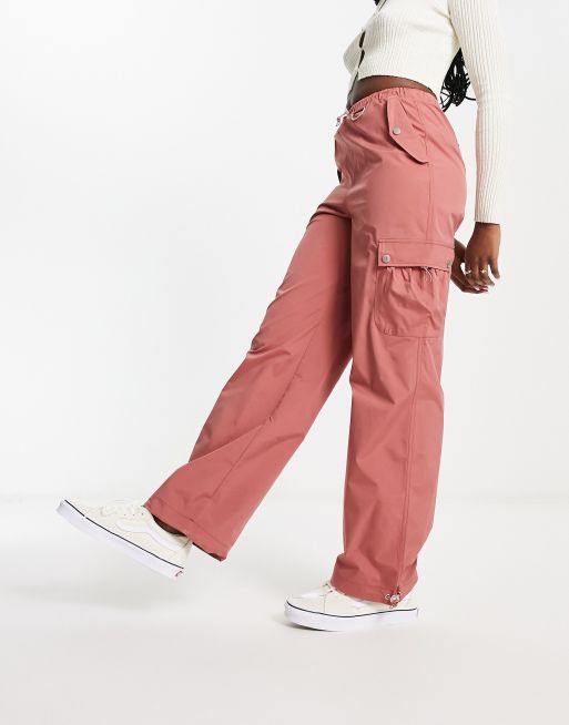 Adidas pink hot sale cargo pants