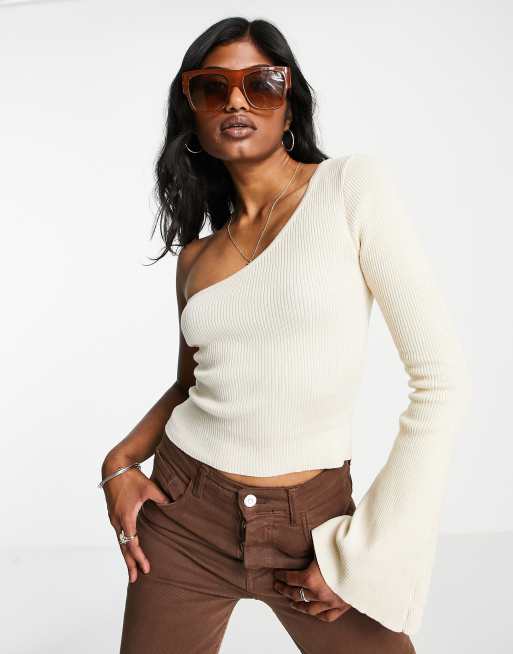 Emory Park - Top monospalla in maglia a coste
