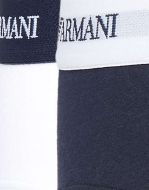 Emporio Armani 2 pack logo briefs in multi, 3 of 4