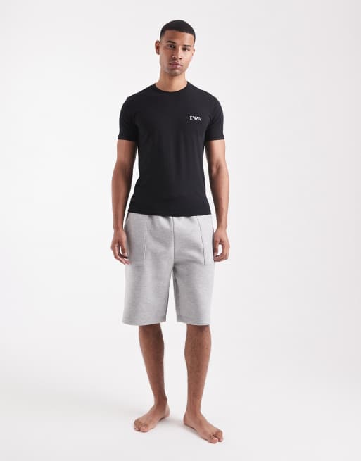 Emporio Armani 2-pack short sleeve lounge t-shirts in black, 2 of 5