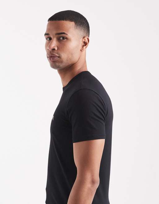 Emporio Armani 2-pack short sleeve lounge t-shirts in black, 4 of 5
