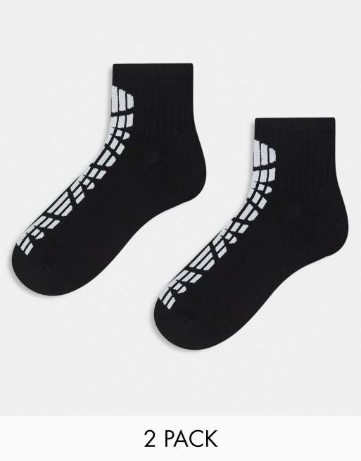 Emporio Armani 2 pack socks in black