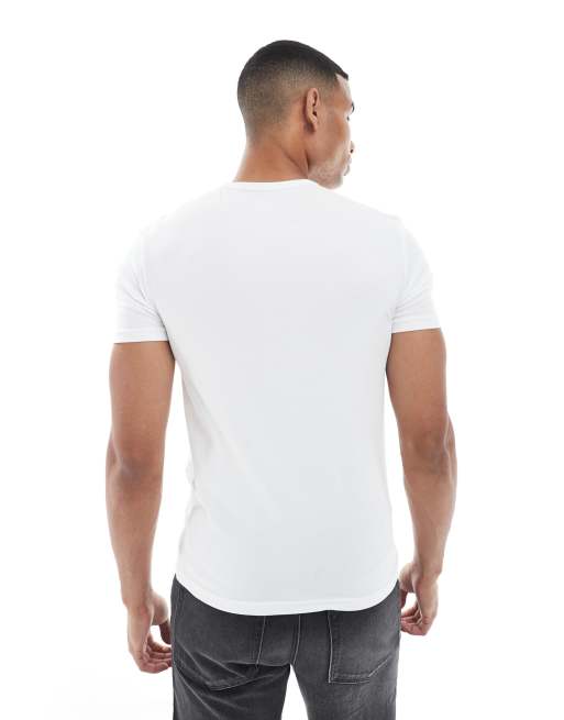 Emporio Armani – 2er-Pack Lounge-T-Shirts in Weiß, 3 von 5