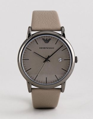 Emporio Armani AR11116 Leather Watch In 