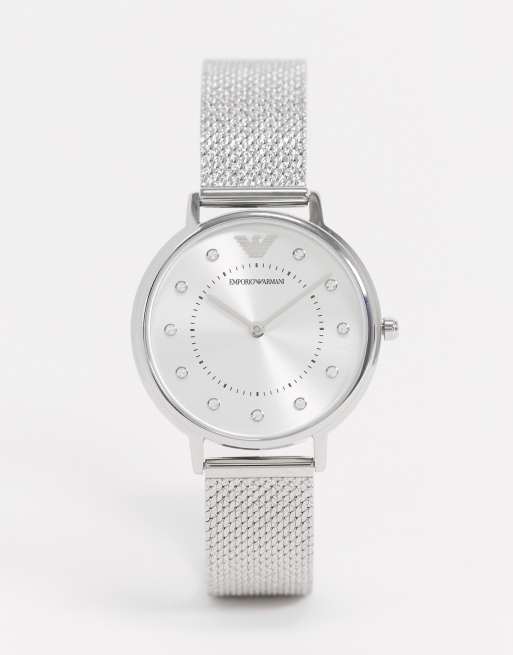 Emporio armani 2025 kappa silver watch