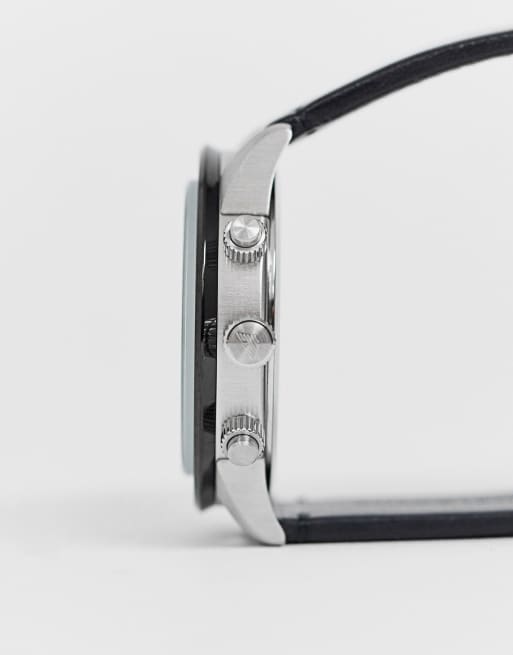 Emporio Armani AR11243 Mario leather watch 43mm, 2 of 4